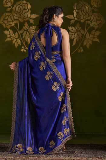 Almaari By Pooja Patel Rohitha Embroidered Saree & Blouse Set 