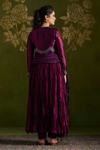 Almaari By Pooja Patel Rohika Embroidered Anarkali Set 