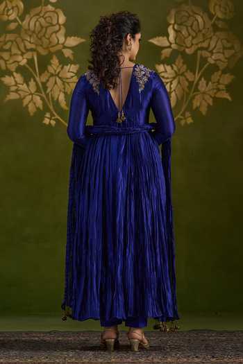 Almaari By Pooja Patel Romila Pure Silk Anarkali Set 