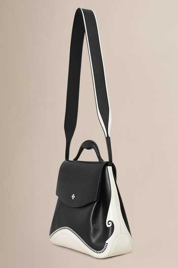 Ampm_Black Isola Color Block Bag _Online_at_Aza_Fashions