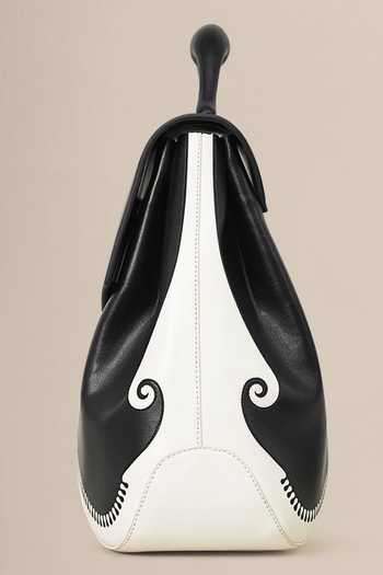 Shop_Ampm_Black Isola Color Block Bag _Online_at_Aza_Fashions