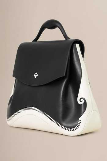 Buy_Ampm_Black Isola Color Block Bag 