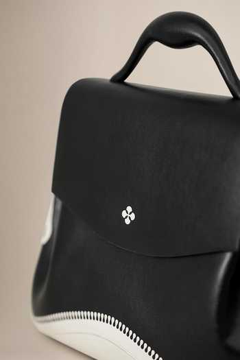 Shop_Ampm_Black Isola Color Block Bag 