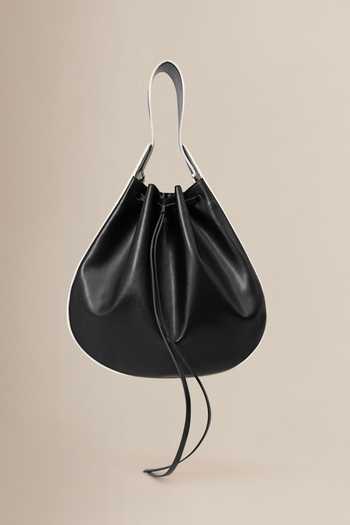Ampm Black Celina Contrast Strap Handbag Online at Aza Fashions Ampm_Black Celina Contrast Strap Handbag _Online_at_Aza_Fashions