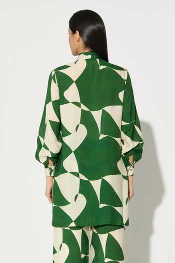 Koai Abstract Print Shirt 