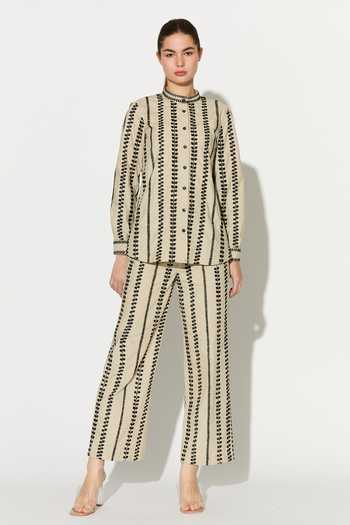 Koai Embroidered Long Sleeve Button-Down Shirt 
