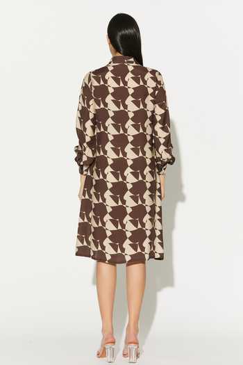 Koai Abstract Shirt Midi Dress 