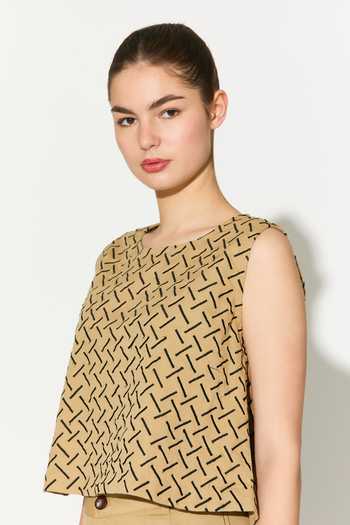 Koai Geometric Print Top 