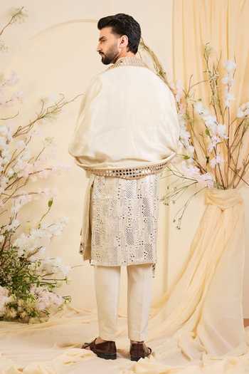 Kasbah Mirrorwork Tissue Kurta 