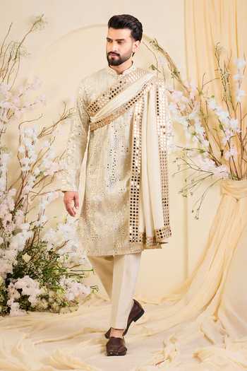 Kasbah Mirrorwork Tissue Kurta 