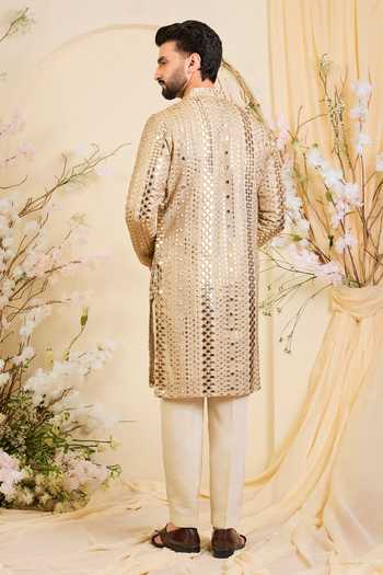 Kasbah Mirrorwork Tissue Kurta 