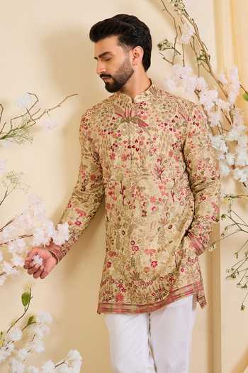 Kasbah Embroidered Georgette Kurta 