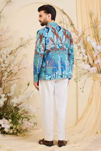 Kasbah Abstract Pattern Bandhgala 