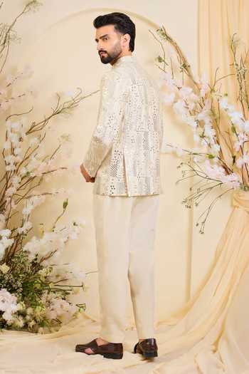 Kasbah Sequin Work Bandhgala 