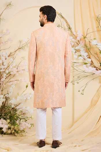 Kasbah Silk Embroidered Sherwani 