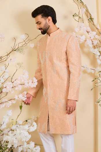 Kasbah Silk Embroidered Sherwani 