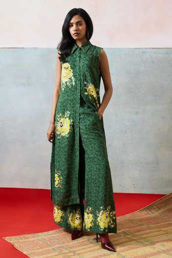 Pooja Rajgarhia Gupta Corsica Double Georgette Pant 