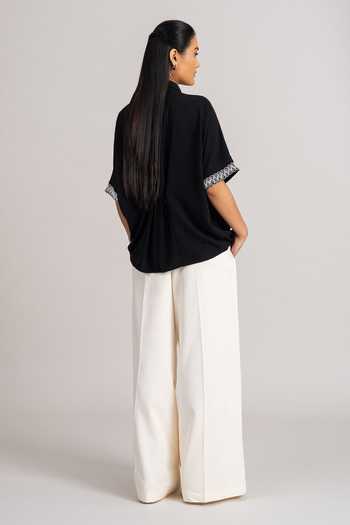 Namrata Joshipura Rose Bush Twill Georgette Top 