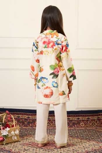 Mamma Plz Printed Kurta Pant Set 