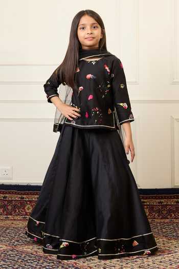 Mamma Plz Printed Top Lehenga Set 