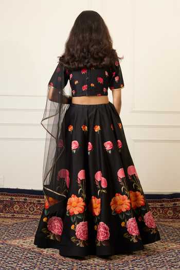 Mamma Plz Floral Print Lehenga Set 