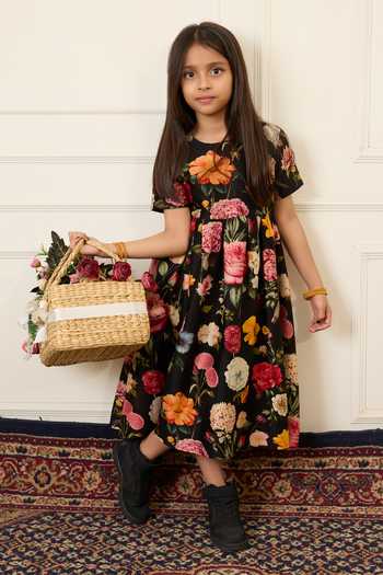 Mamma Plz Flower Print Dress 