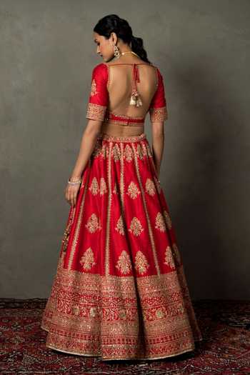 RI.Ritu Kumar Koshi Floral Embroidered Bridal Lehenga Set 