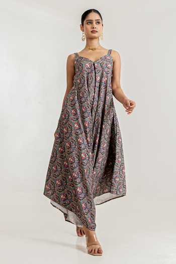 Pasha India Botanica Print Jumpsuit 