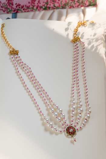 Do Taara Three Layered Pearl Necklace 