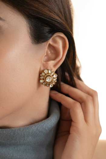 Do Taara Polki Stud Earrings 