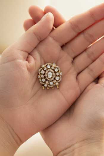 Do Taara Polki Braid Pin 