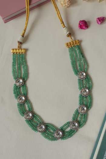 Do Taara Polki Studded Necklace 