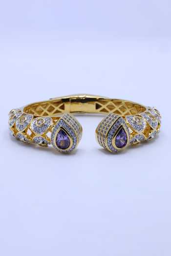 Moh-Maya By Disha Khatri Amethyst Zircon Bracelet 
