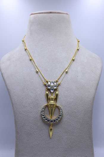 Moh-Maya By Disha Khatri Kundan Polki Pendant Necklace 