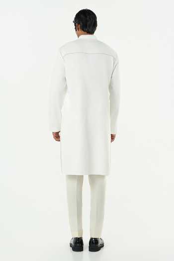 Shop_Line Out Line_Off White Cotton City Pulse Tonal Embroidered Kurta _Online_at_Aza_Fashions