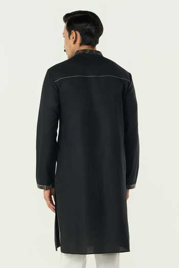 Line Out Line Alluro Pitta Embroidered Motif Kurta 