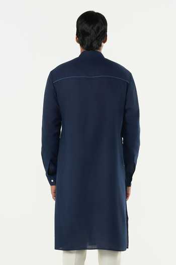 Line Out Line Classic Torrent Abstract Embroidered Kurta 