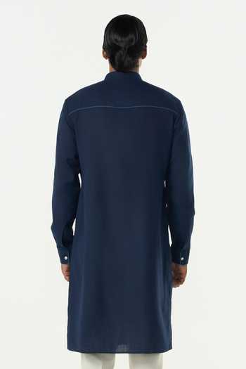 Line Out Line Lume City Tonal & Thread Embroidered Kurta 