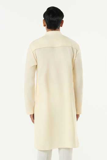 Line Out Line Hyperdrive Color Block Embroidered Kurta 