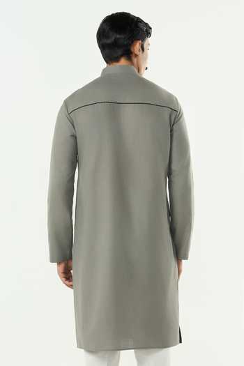Line Out Line Hyperdrive Embroidered Color Block Kurta 
