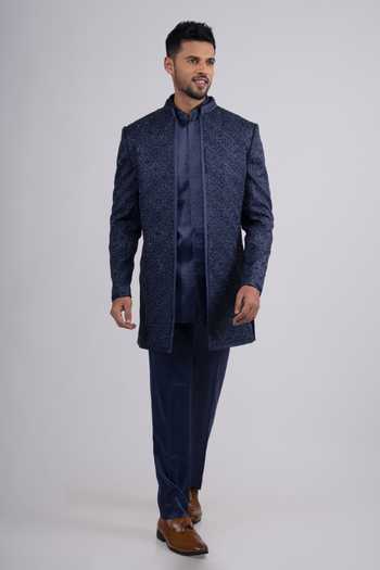 Sven Suits Embroidered Sherwani Jacket Set 
