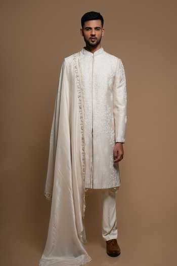 Sven Suits Bead Work Sherwani Set 