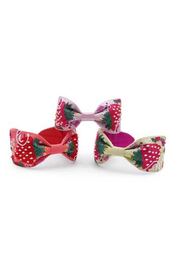 APT FOREVER_Yellow Embroidery, Beads, Rhinestones Berry Delightful Headband _Online_at_Aza_Fashions