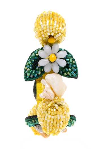 Shop_APT FOREVER_Yellow Lemon Zing Beaded Earrings _Online_at_Aza_Fashions