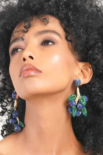 Buy_APT FOREVER_Blue Berrylicious Handmade Beaded Earrings 
