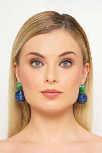 Shop_APT FOREVER_Blue Wild Berry Handmade Earrings _Online_at_Aza_Fashions
