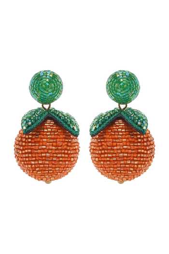 APT FOREVER Tangerine Twist Handmade Earrings 