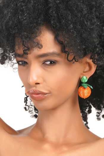 APT FOREVER Tangerine Twist Handmade Earrings 