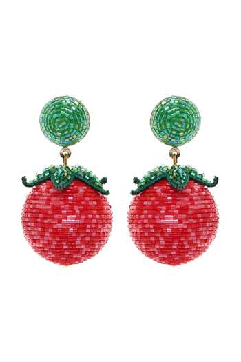 APT FOREVER Tomato Tango Handmade Earrings 