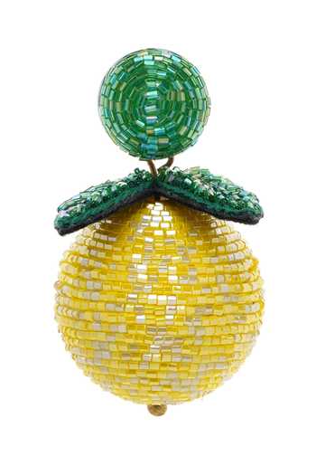Shop_APT FOREVER_Yellow Zesty Lemon Drop Handmade Earrings _Online_at_Aza_Fashions